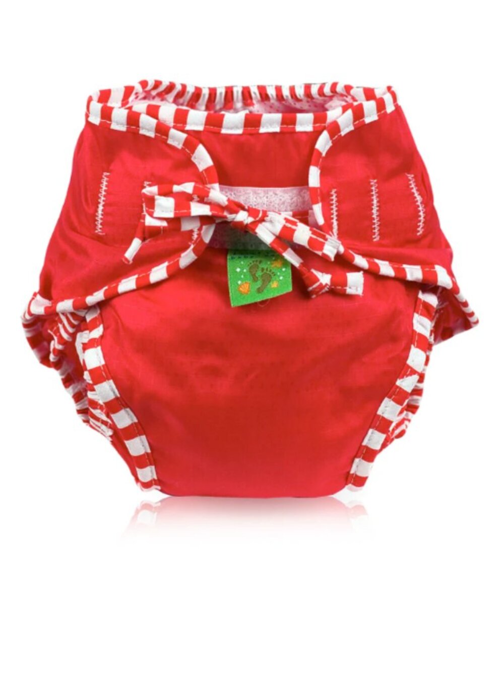 Kushies, Baby Reusable Swim Diaper, Red, Small